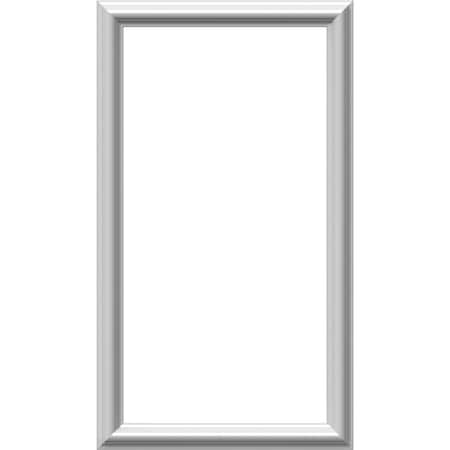Ekena Millwork 16"W x 28"H x 1/2"P Ashford Molded Classic Wainscot Wall Panel PNL16X28AS-01